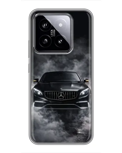 Чехол для Xiaomi 14 с картинкой «Mercedes в дыму» Чехол для Xiaomi 14 с картинкой «Mercedes в дыму»