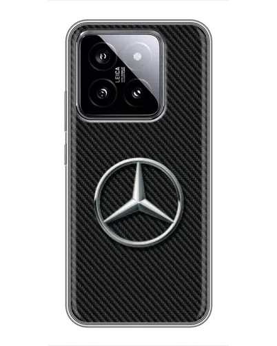 Чехол для Xiaomi 14 с картинкой «Карбоновый Mercedes стиль» Чехол для Xiaomi 14 с картинкой «Карбоновый Mercedes стиль»