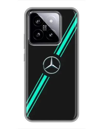Чохол для Xiaomi 14 з картинкою «Спортивні лінії Mercedes» Чохол для Xiaomi 14 з картинкою «Спортивні лінії Mercedes»