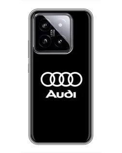 Чохол для Xiaomi 14 з картинкою «Класичне лого Audi»