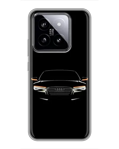 Чохол для Xiaomi 14 з картинкою «Audi — нічний контур»