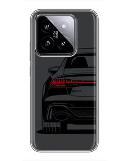 Чохол для Xiaomi 14 з картинкою «Задня частина Audi — арт»