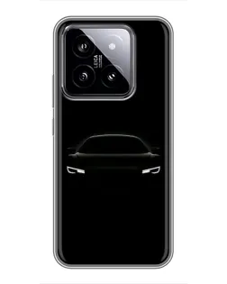 Чохол для Xiaomi 14 з картинкою «Погляд Audi у темряві»