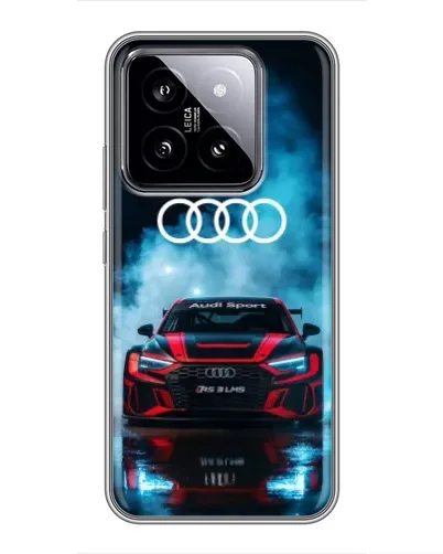Чохол для Xiaomi 14 з картинкою «Audi Sport — неон»