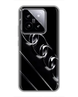 Чохол для Xiaomi 14 з картинкою «Audi — абстрактні кільця»