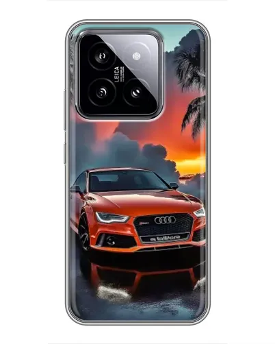 Чохол для Xiaomi 14 з картинкою «Audi — захід сонця»