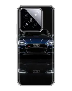 Чохол для Xiaomi 14 з картинкою «Audi — нічне відображення»