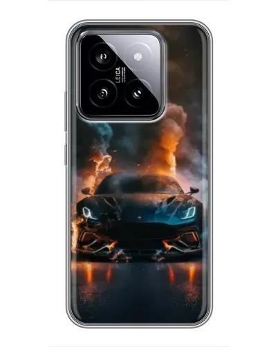 Чохол для Xiaomi 14 з картинкою «Lamborghini димна естетика»