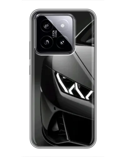 Чохол для Xiaomi 14 з картинкою «Lamborghini фари деталізація»