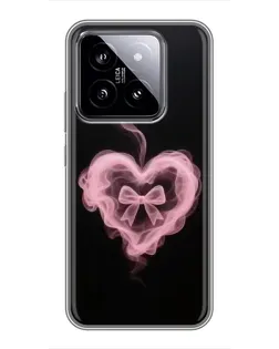 Чехол для Xiaomi 14 с картинкой «Дымчатое сердце»