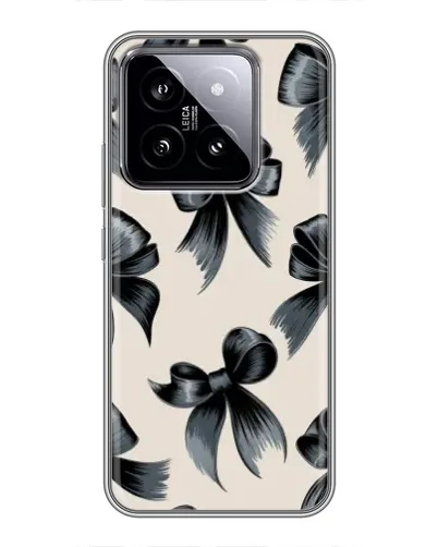 Чехол для Xiaomi 14 с картинкой «Банты Coquette»