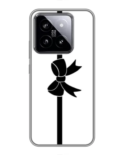 Чехол для Xiaomi 14 с картинкой «Вертикальный бант»