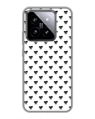 Чехол для Xiaomi 14 с картинкой «Мини-бантики»