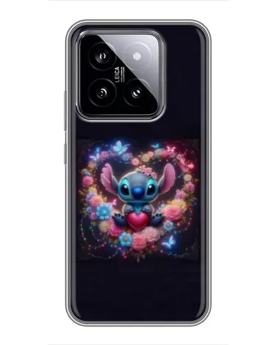 Чехол для Xiaomi 14 с картинкой «Stitch в цветах» Чехол для Xiaomi 14 с картинкой «Stitch в цветах»