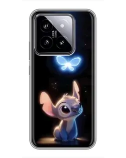 Чехол для Xiaomi 14 с картинкой «Сияющий Стич»