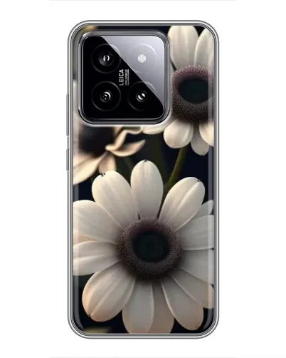 Чохол для Xiaomi 14 з картинкою «Білі маргаритки макро»