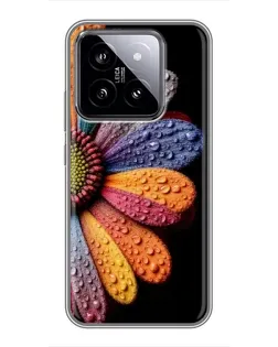 Чохол для Xiaomi 14 з картинкою «Райдужна квітка» Чохол для Xiaomi 14 з картинкою «Райдужна квітка»