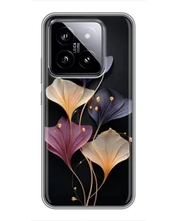 Чохол для Xiaomi 14 з картинкою «Лілові квіти грації» Чохол для Xiaomi 14 з картинкою «Лілові квіти грації»