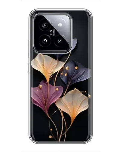 Чохол для Xiaomi 14 з картинкою «Лілові квіти грації»