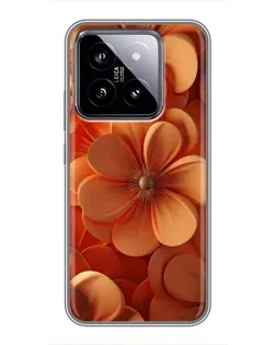 Чохол для Xiaomi 14 з картинкою «Помаранчева макро квітка» Чохол для Xiaomi 14 з картинкою «Помаранчева макро квітка»