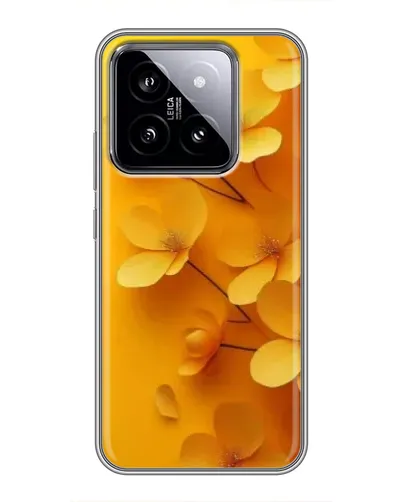 Чохол для Xiaomi 14 з картинкою «Золоті пелюстки»