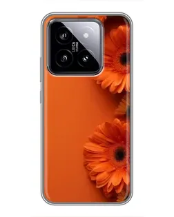 Чохол для Xiaomi 14 з картинкою «Помаранчеві гербери» Чохол для Xiaomi 14 з картинкою «Помаранчеві гербери»