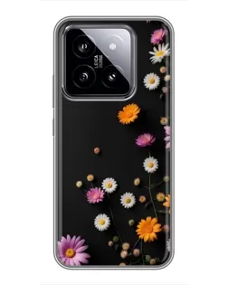 Чохол для Xiaomi 14 з картинкою «Квіткова композиція» Чохол для Xiaomi 14 з картинкою «Квіткова композиція»