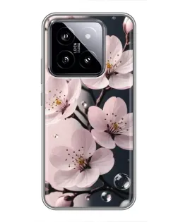 Чохол для Xiaomi 14 з картинкою «Ніжня сакура та краплі» Чохол для Xiaomi 14 з картинкою «Ніжня сакура та краплі»