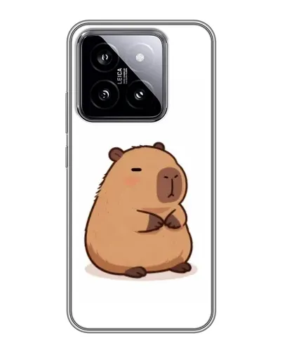 Чехол для Xiaomi 14 с картинкой «Толстенькая капибара»