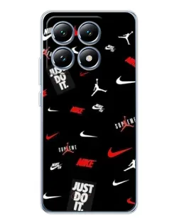 Чехол для Xiaomi 14T Pro с картинкой «Nike Mix Pattern»