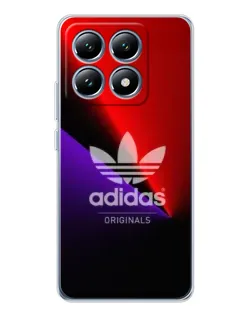 Чехол для Xiaomi 14T Pro с картинкой «Adidas Red Neon»