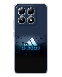 Чехол для Xiaomi 14T Pro с картинкой «Adidas Water Drops»