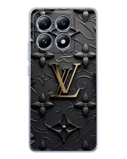 Чехол для Xiaomi 14T Pro с картинкой «Кожаная текстура LV»