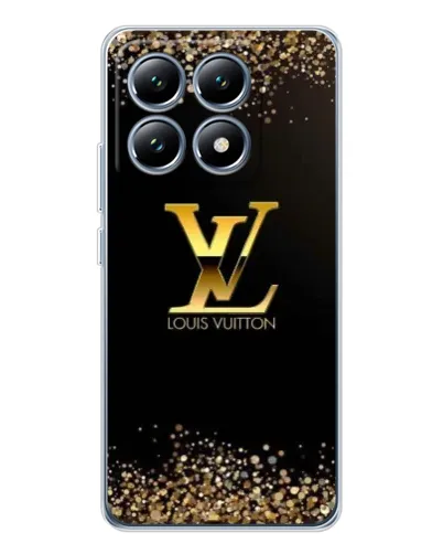 Чехол для Xiaomi 14T Pro с картинкой «LV — золотые искры»