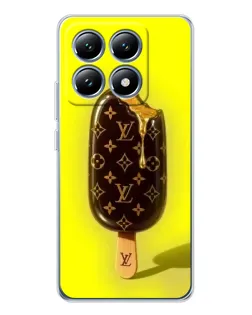 Чехол для Xiaomi 14T Pro с картинкой «Мороженое от LV»
