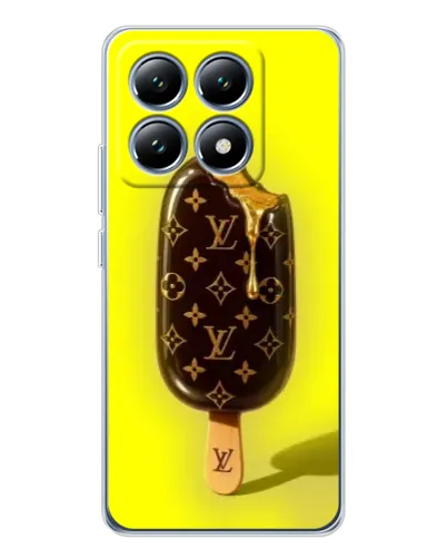 Чехол для Xiaomi 14T Pro с картинкой «Мороженое от LV»