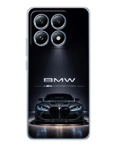 Чехол для Xiaomi 14T Pro с картинкой «BMW сквозь ночной город» Чехол для Xiaomi 14T Pro с картинкой «BMW сквозь ночной город»