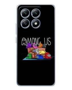 Чехол для Xiaomi 14T Pro с картинкой «Логотип Among Us» Чехол для Xiaomi 14T Pro с картинкой «Логотип Among Us»