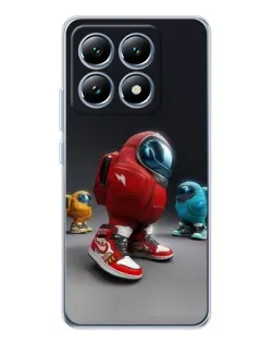 Чехол для Xiaomi 14T Pro с картинкой «Among Us — 3D стиль» Чехол для Xiaomi 14T Pro с картинкой «Among Us — 3D стиль»