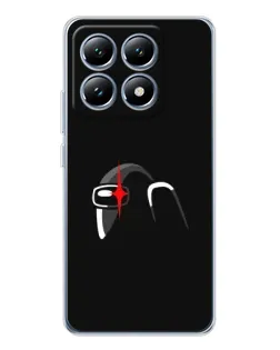 Чехол для Xiaomi 14T Pro с картинкой «Among Us шлем» Чехол для Xiaomi 14T Pro с картинкой «Among Us шлем»