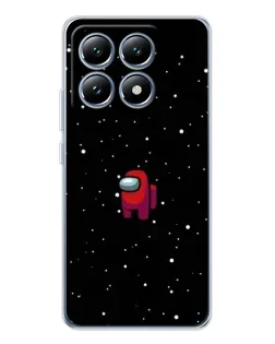 Чехол для Xiaomi 14T Pro с картинкой «Красный Among Us»