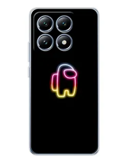 Чехол для Xiaomi 14T Pro с картинкой «Among Us градиент»