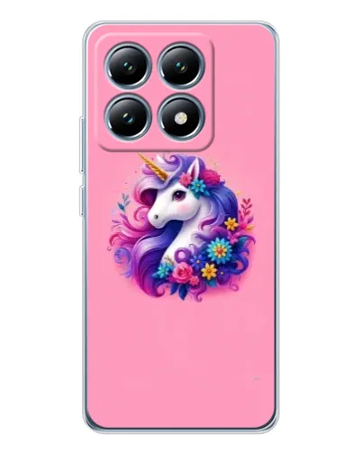 Чехол для Xiaomi 14T Pro с картинкой «Сказочный единорог»