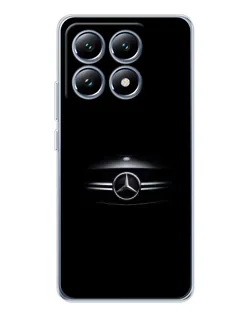 Чехол для Xiaomi 14T Pro с картинкой «Mercedes — абстрактные линии»