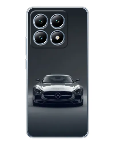 Чехол для Xiaomi 14T Pro с картинкой «Mercedes на черном» Чехол для Xiaomi 14T Pro с картинкой «Mercedes на черном»