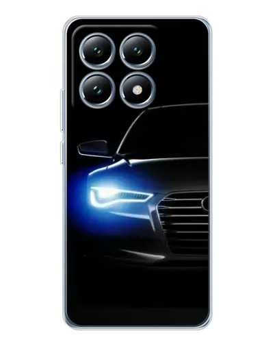 Чехол для Xiaomi 14T Pro с картинкой «Неоновый взгляд Audi»
