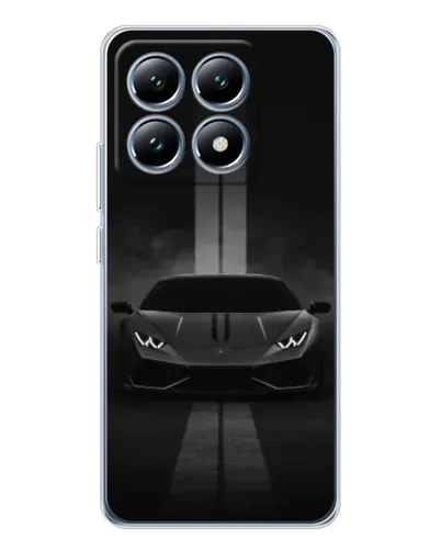 Чехол для Xiaomi 14T Pro с картинкой «Lamborghini симметрия дорог»