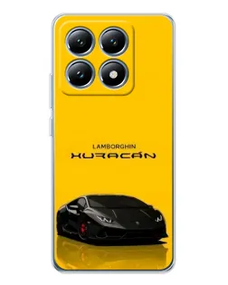 Чехол для Xiaomi 14T Pro с картинкой «Lamborghini Huracan черный»