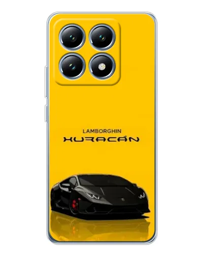 Чехол для Xiaomi 14T Pro с картинкой «Lamborghini Huracan черный»