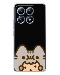 Чехол для Xiaomi 14T Pro с картинкой «Пушин на черном»